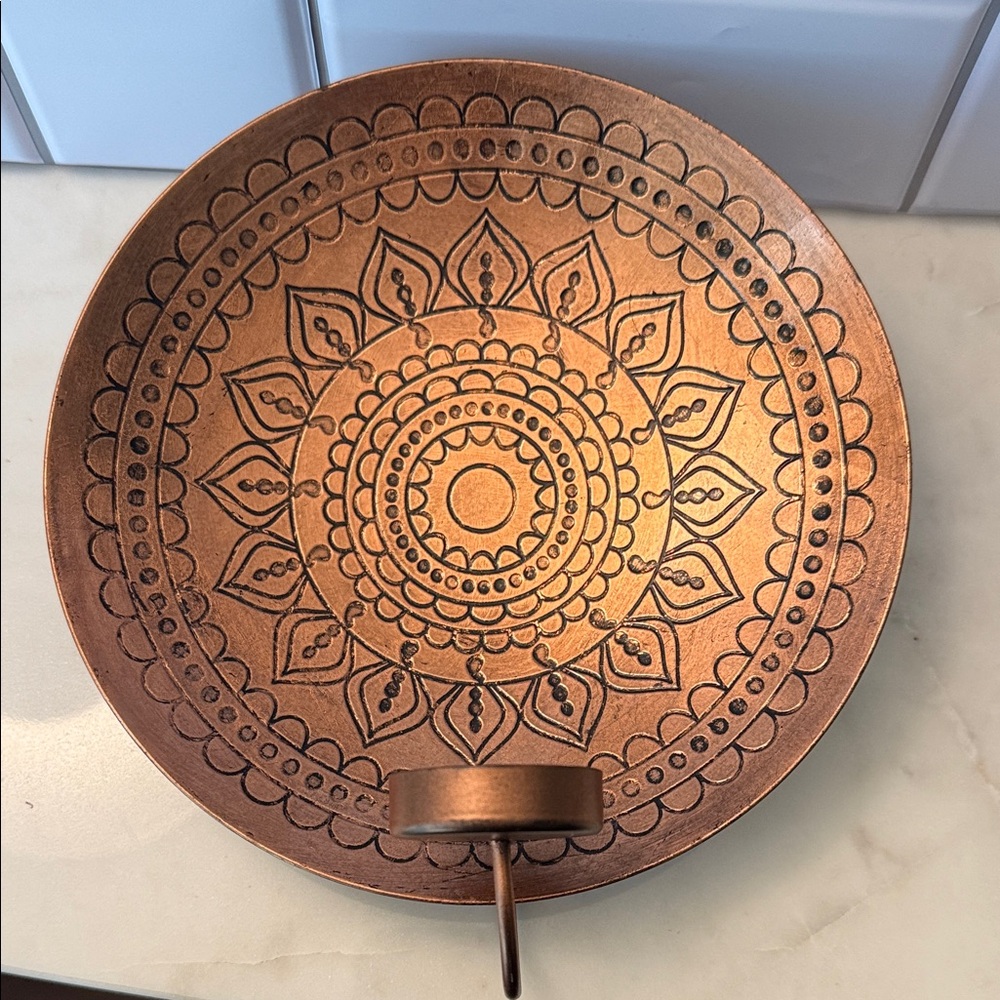 Antique Copper Finish Wall Sconce